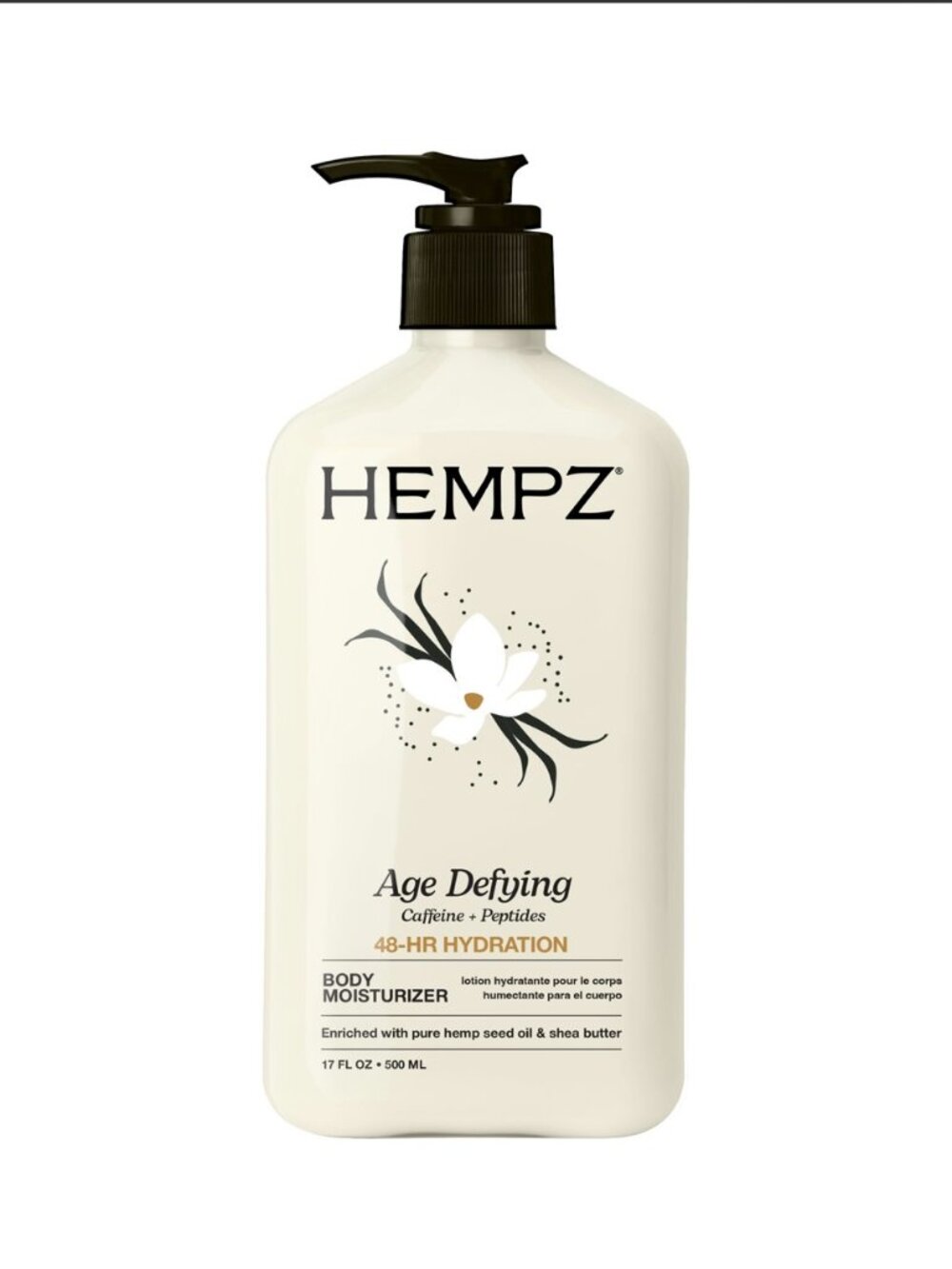 Hempz Age Defying 48-HR Hydration Body Moisturizer Lotion 17 fl oz